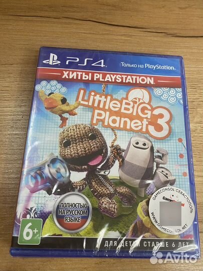 LittleBigPlanet 3 диск для PS4 новый