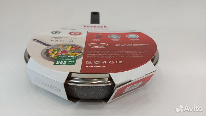 Сковорода с крышкой Tefal Natural Cook 26 см