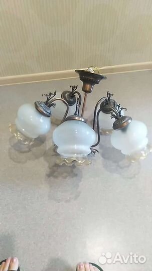 Люстра потолочная бу