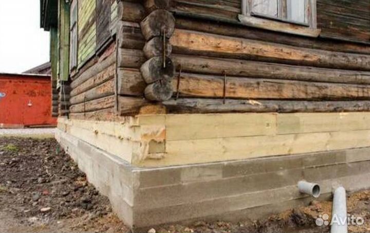 Замена венцов деревянного дома