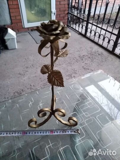 Роза из металла