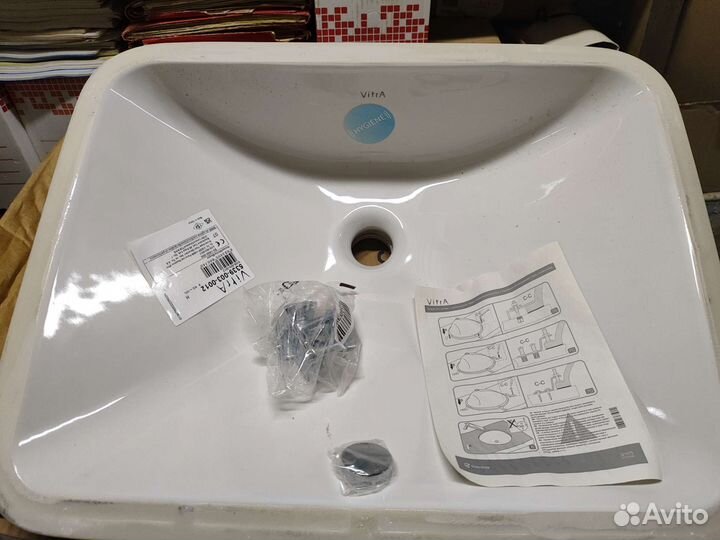 Раковина Vitra S50 53 5339B003-0012 Белая