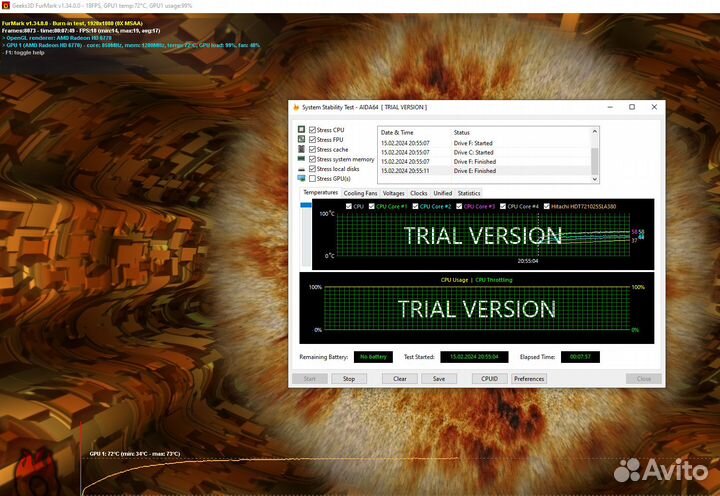 Компьютер intel 4 ядра + Video gddr5 + SSD + HDD