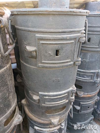 Буржуйка печь СССР чугун офицерская