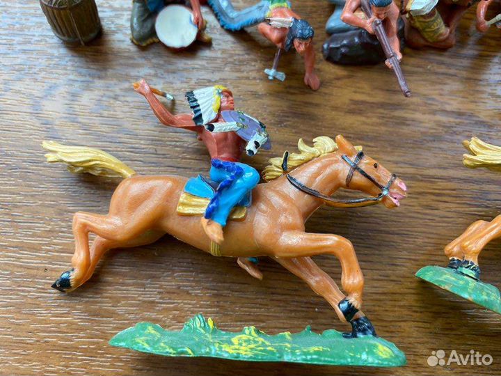 Индейцы elastolin солдатики