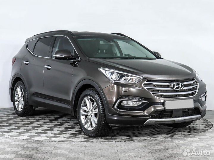 Hyundai Santa Fe 2.4 AT, 2018, 136 000 км