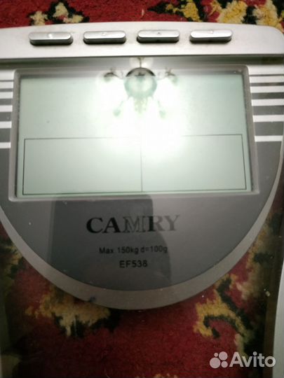 Весы напольные camry ef538
