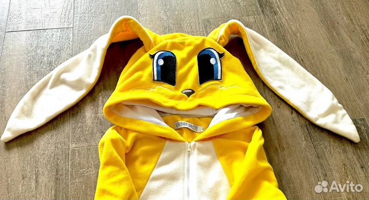 Кигуруми жёлтый кролик, размер 42(S)