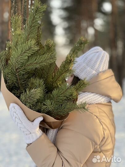 Комплект шапка, варежки, шарф