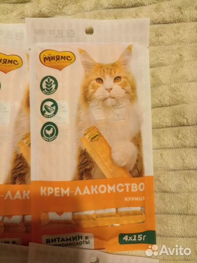 Крем-лакомство мнямс курица