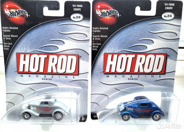 100 Hot Wheels '34 Ford Coupe Hot Rod Magazine