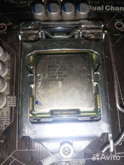 Материнская плата с процессором Intel i3-540