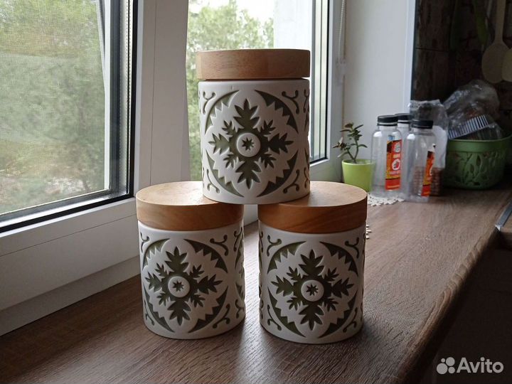 Банка керамическая для сыпучих продуктов