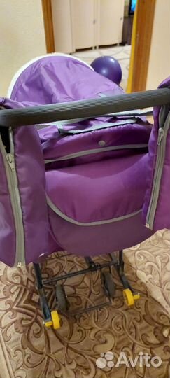 Детские санки коляска