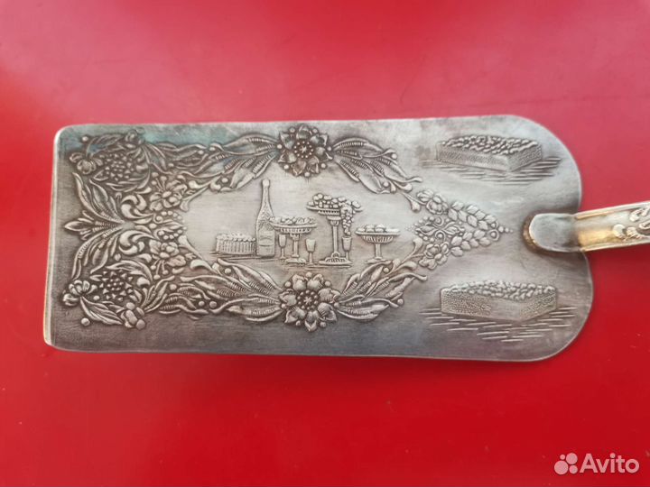 Лопатка раздаточная мельхиор Старое Пламя