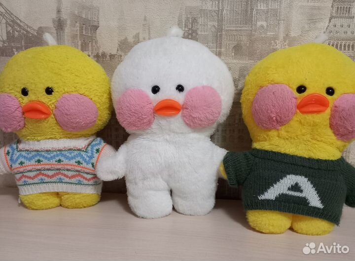 Мягкие игрушки уточки lala FAN FAN