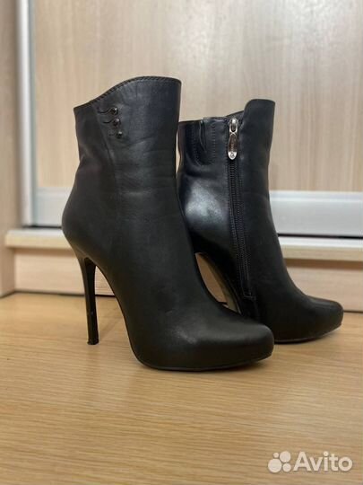 Кожаные Ботильоны 35