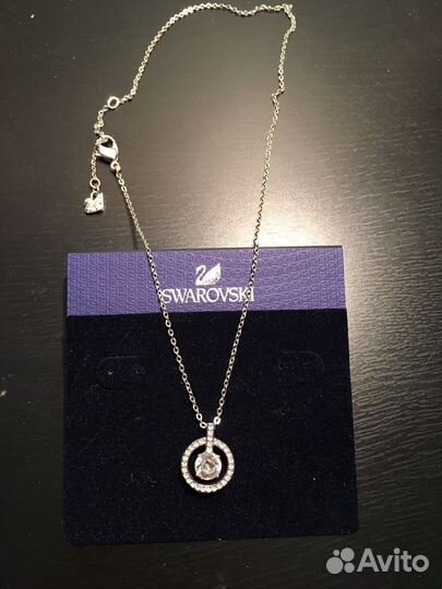 Swarovski кулон с цепочкой