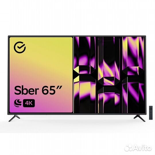 Новый Телевизор SMART TV Sber 65