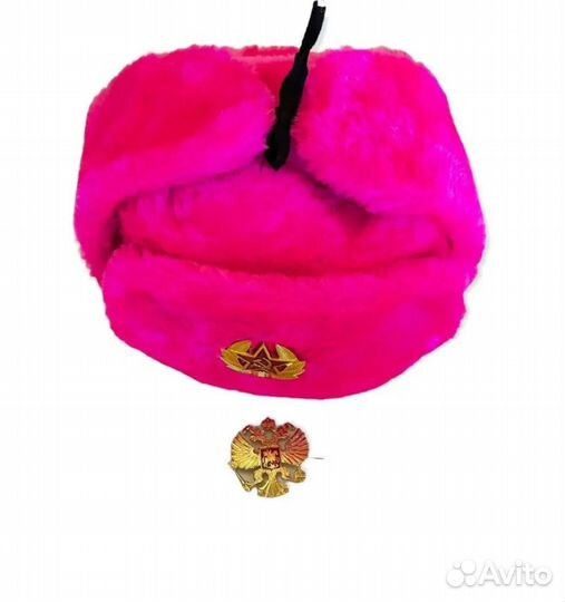 Шапка ушанка женская