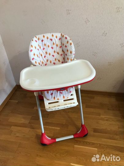 Стул для кормления детский chicco polly