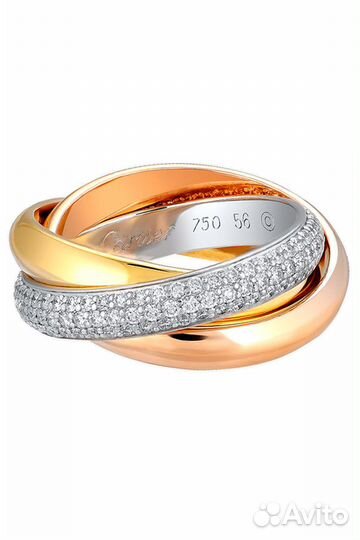Кольцо Cartier Trinity de Ring B4038900