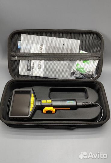 Эндоскоп поворотный с экраном профессиональный 6.3