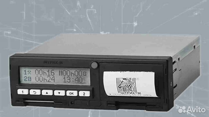 Тахограф Штрих с чипом нкм (под гарантию)