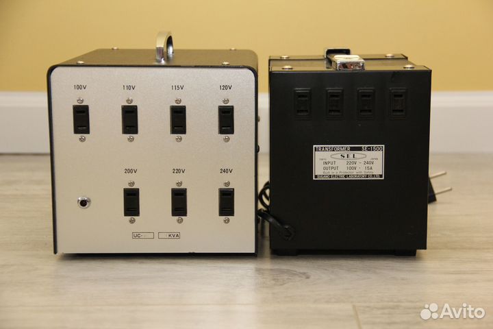 Японский понижающий трансформатор 220 / 240 - 100в