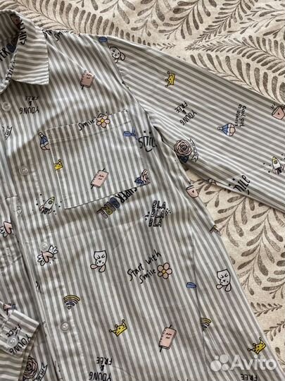 Рубашка для девочки 128