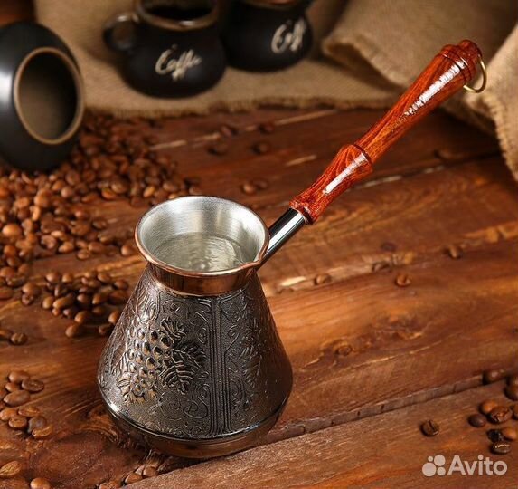 Турка медная 500 гр. Виноград Н