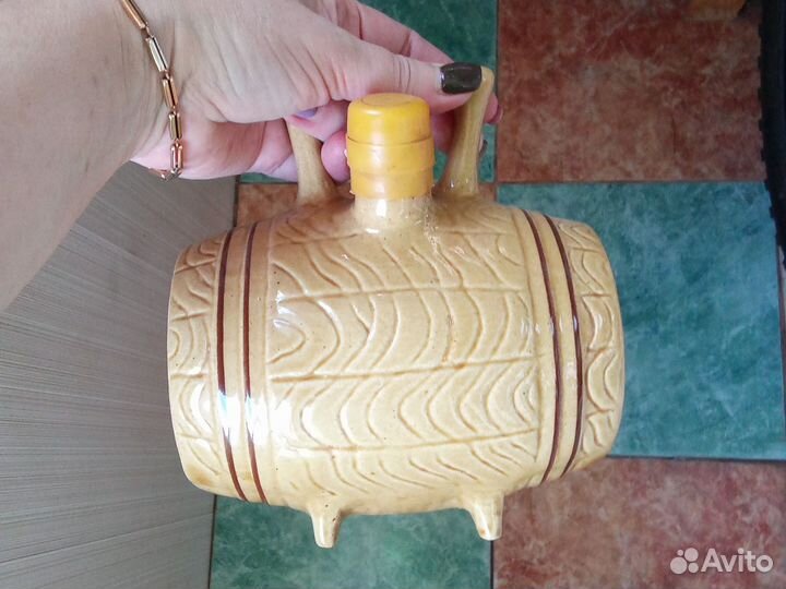 Керамический бочонок СССР для вина