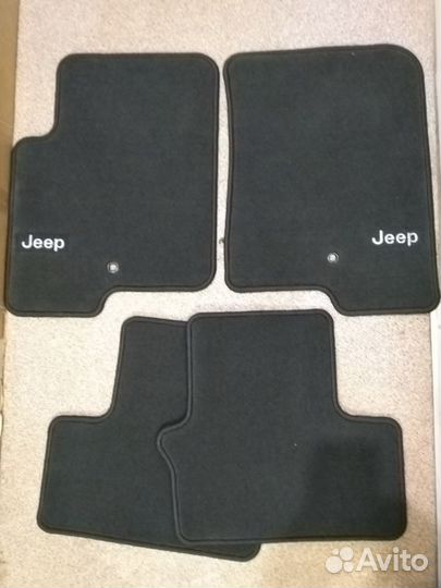 Jeep Compass/Liberty II коврики велюровые