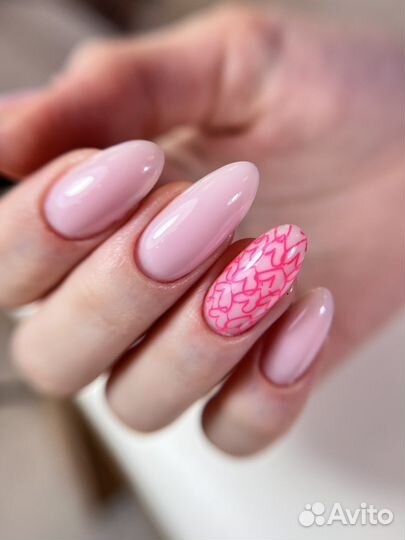 Маникюр наращивание