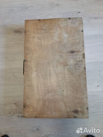 Ящик чемодан, деревянный старинный для декупажа