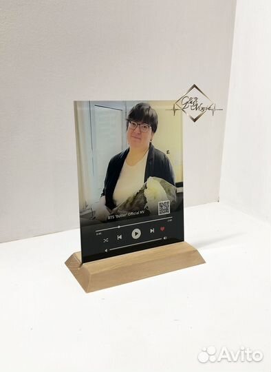 AR фото А5 на стекле живое, доп. Реальность