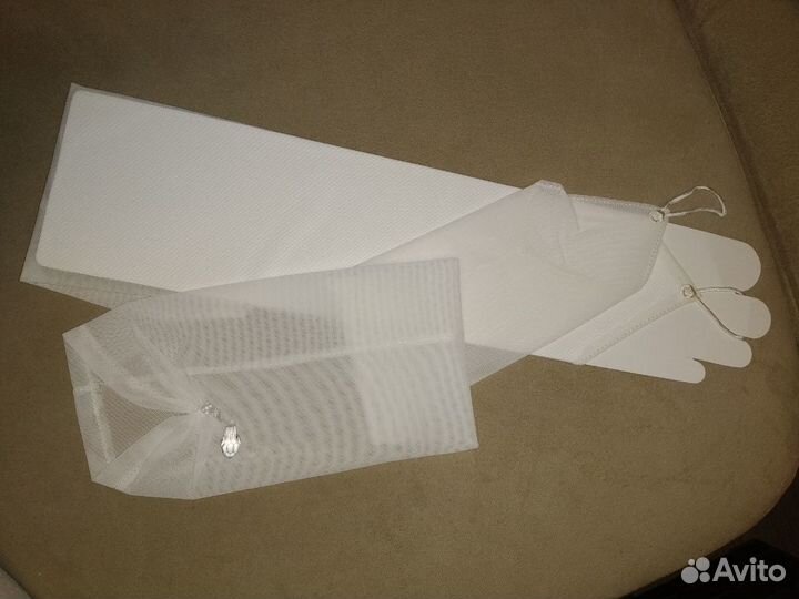 Перчатки свадебные