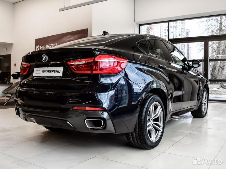 BMW X6 3.0 AT, 2017, 121 864 км