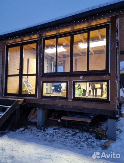 Окна пластиковые алюминиевые