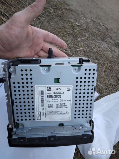 Магнитола chevrolet cruze штатная