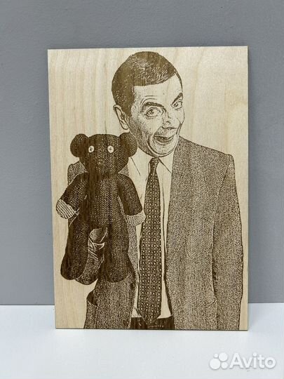 Выжигание по фото на дереве