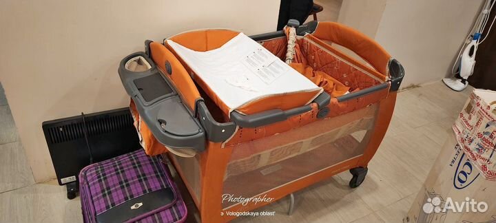 Детская кровать манеж бу graco