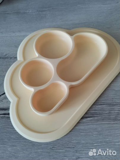 Тарелка детская силиконовая