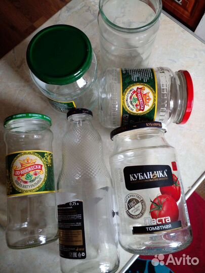 Банки стеклянные