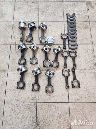 Шатуны. Поршня. Нива. Шевроле Нива. 2123