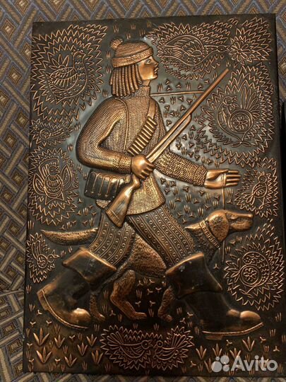 Картина чеканка СССР