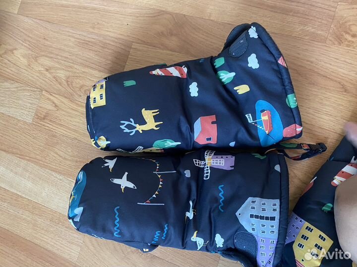 Конверт leokid + варежки на коляску