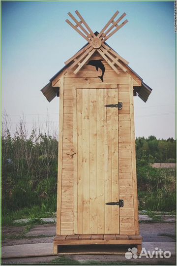 Дачный туалет с кошкой PRO