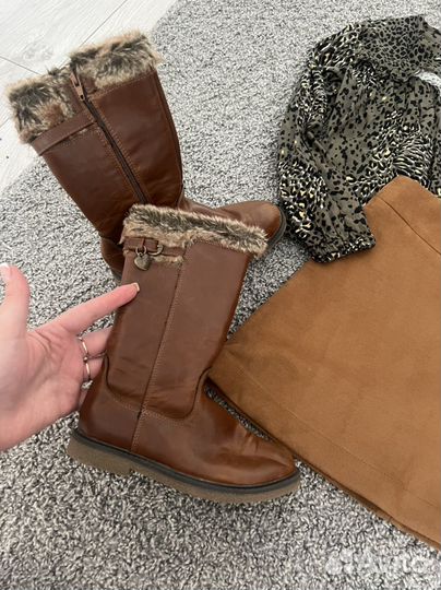 Комплект (рубашка юбка сапоги )