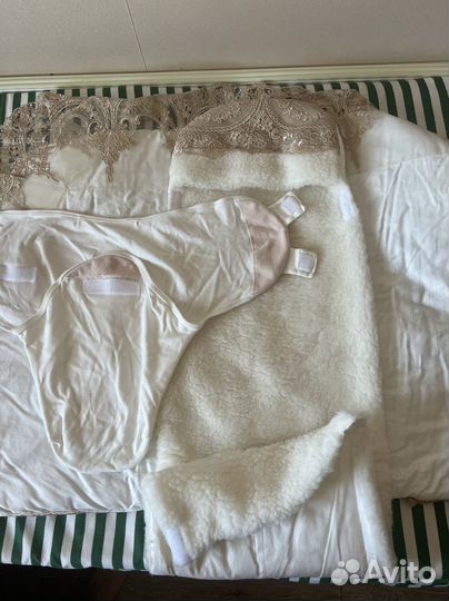 Конверт младенцу, на выписку. Зима-весна